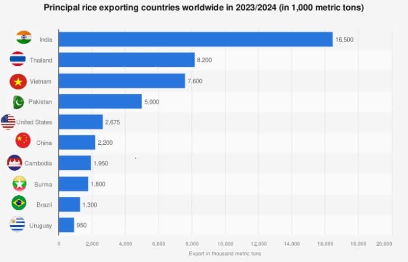 Thai rice exports expected to fall in coming period