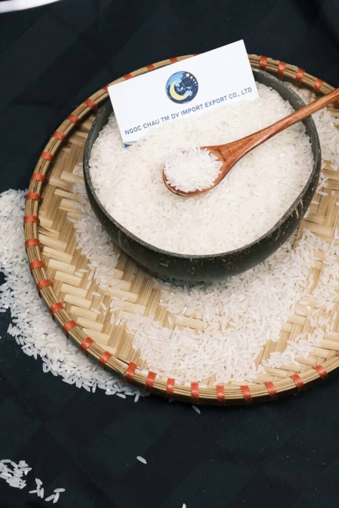 Premium white rice from Thailand and Vietnam