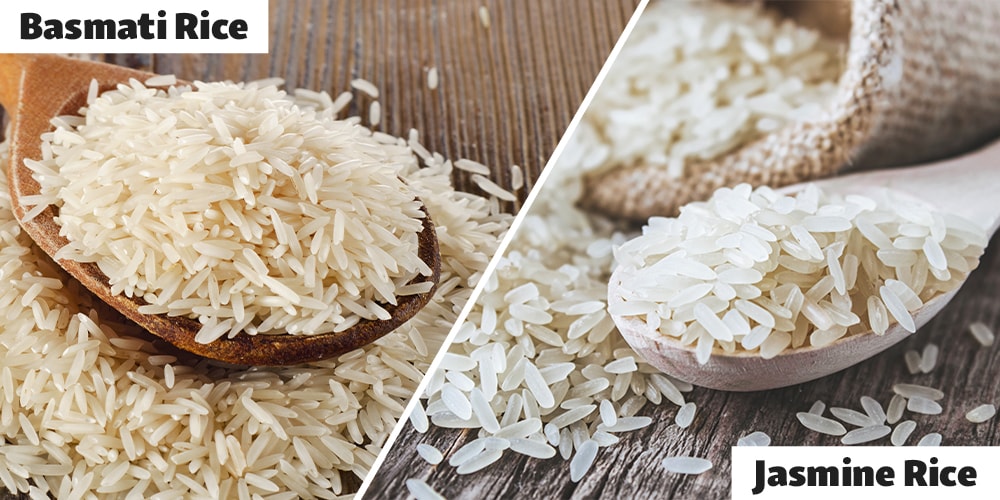 Difference between basmati and jasmine rice, Nutritional and prices of the 2 types of rice.